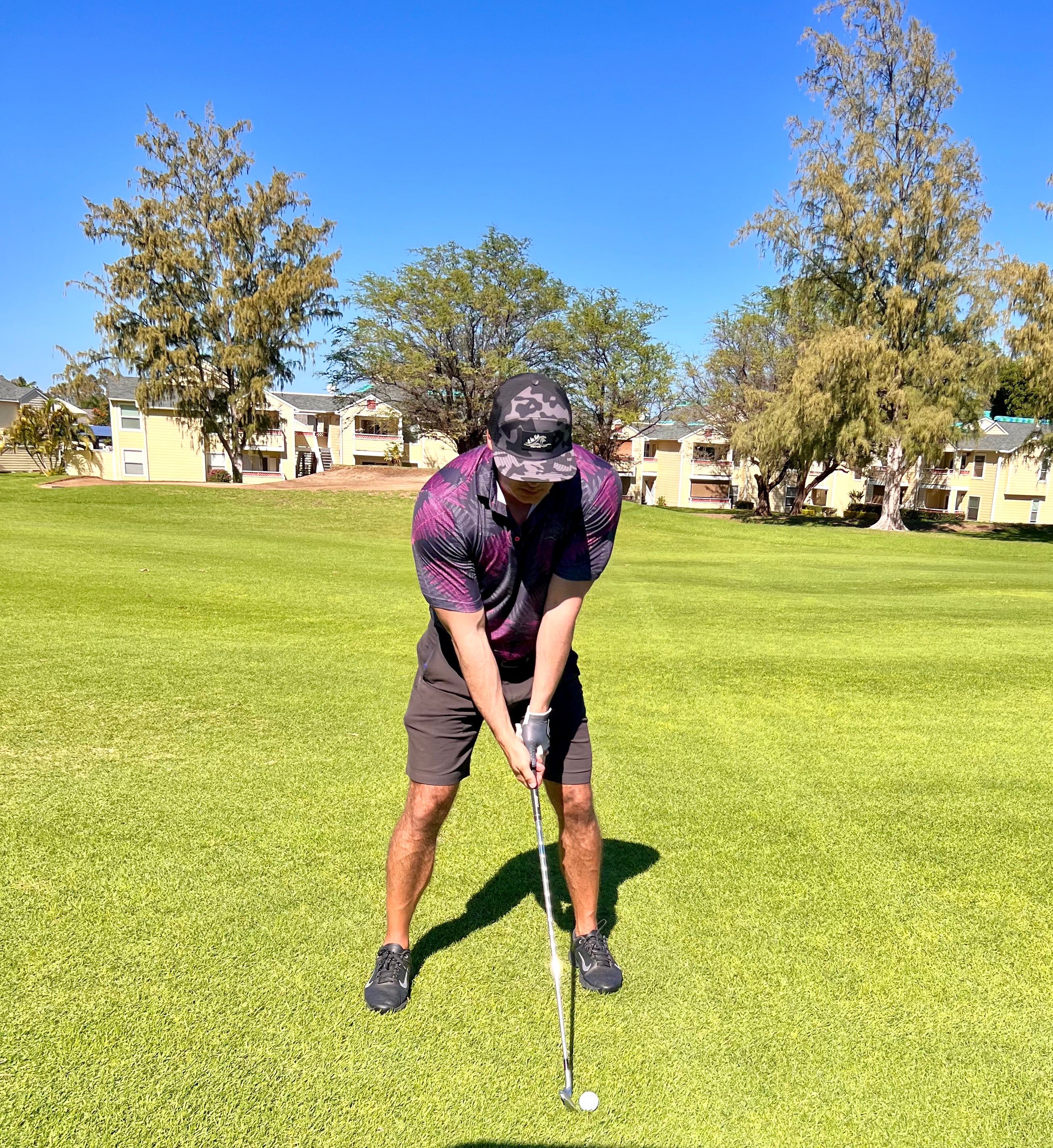 Pink Palapalai Golf Polo