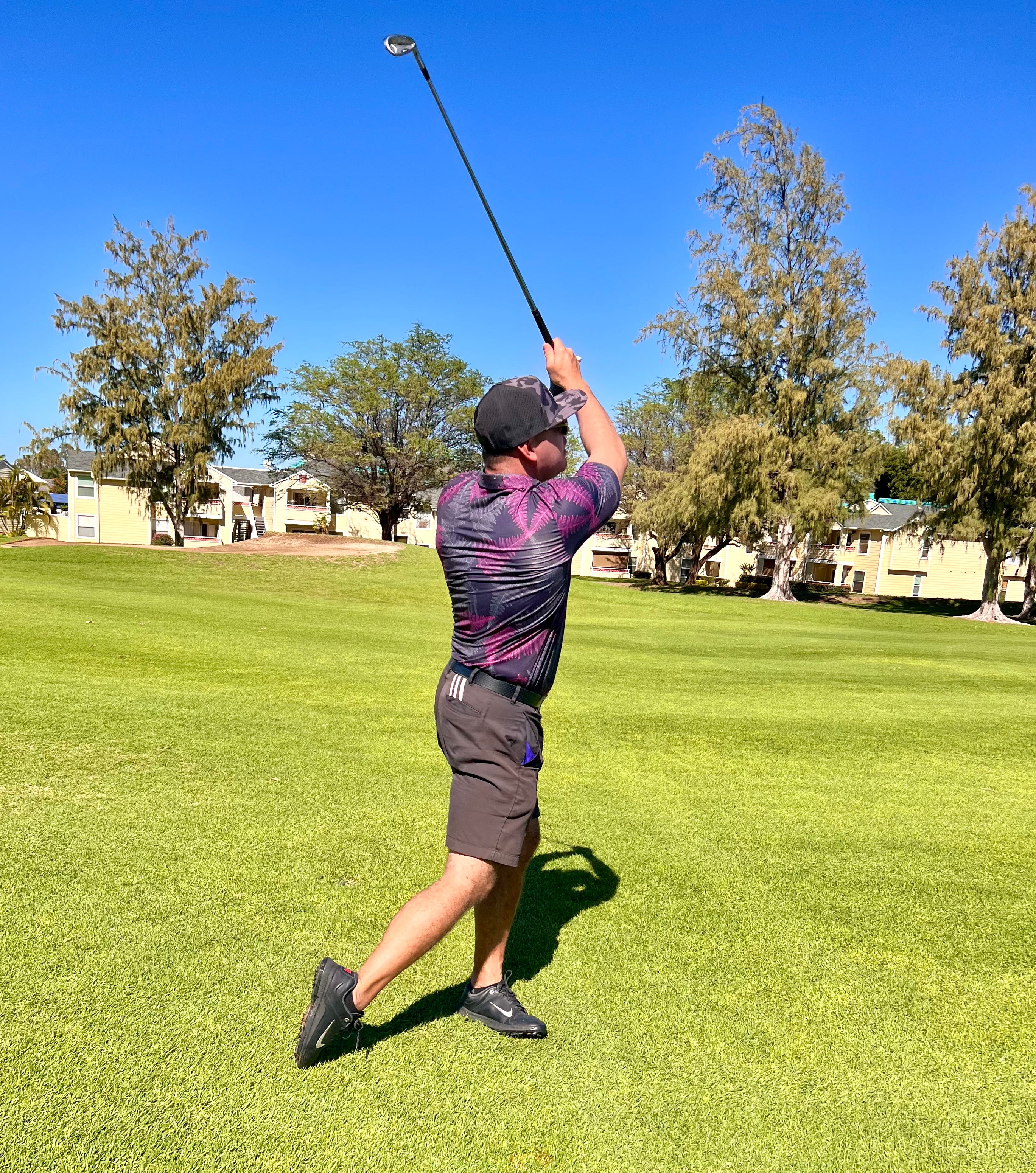 Pink Palapalai Golf Polo