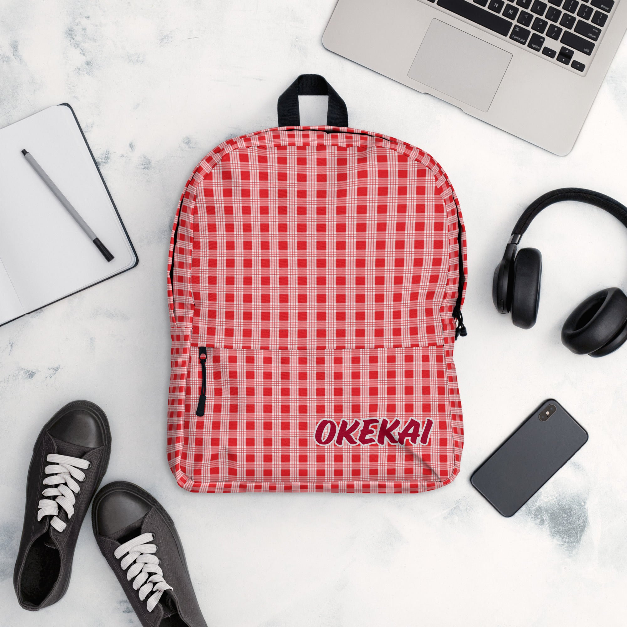 Red Palaka Backpack